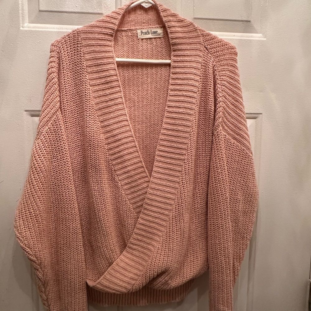 Peach Love sweater